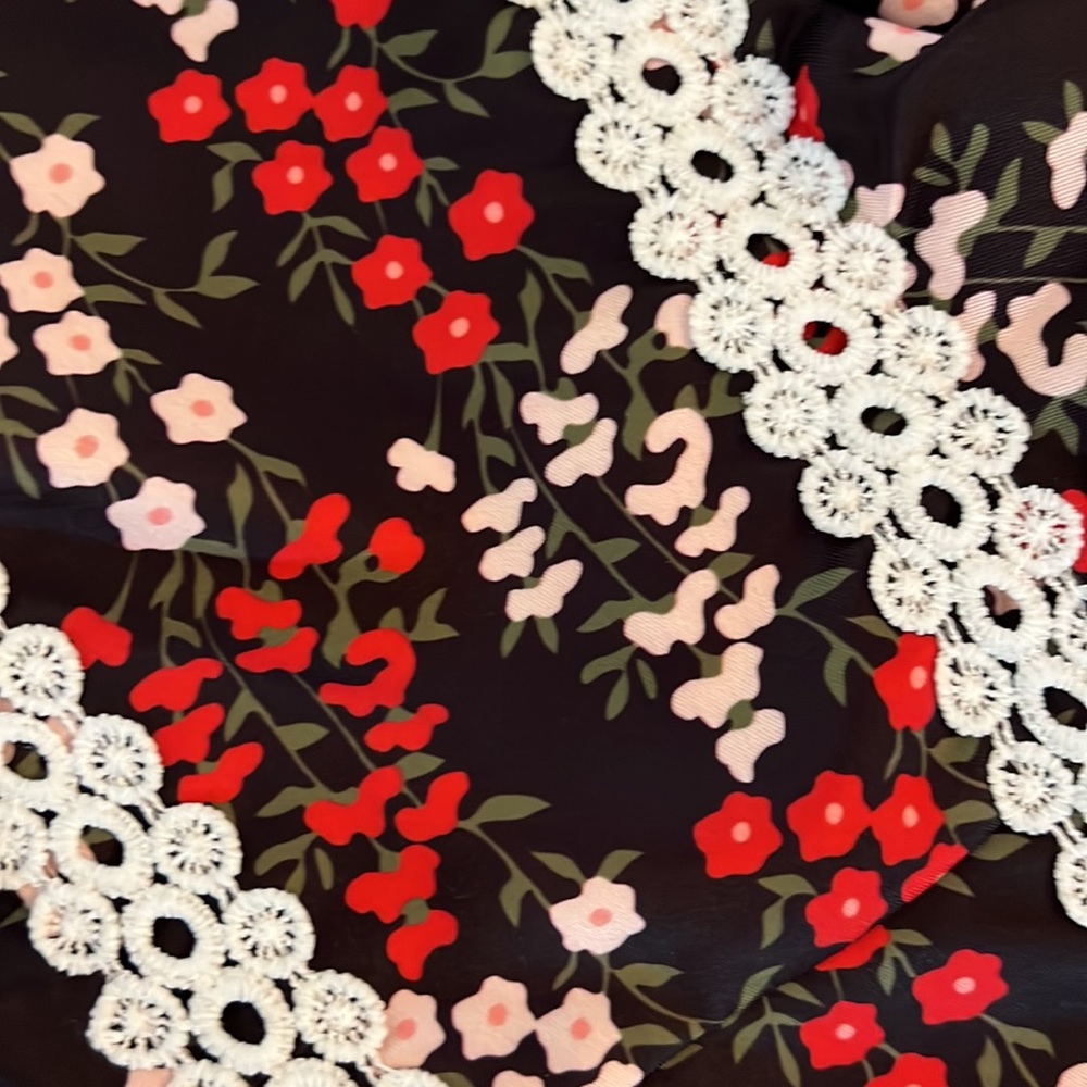 Few Moda New Poppy Floral Dress Medium - Picture 5 of 8